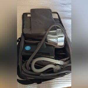 ResMed AirSense Device with Gray and Black Accessories